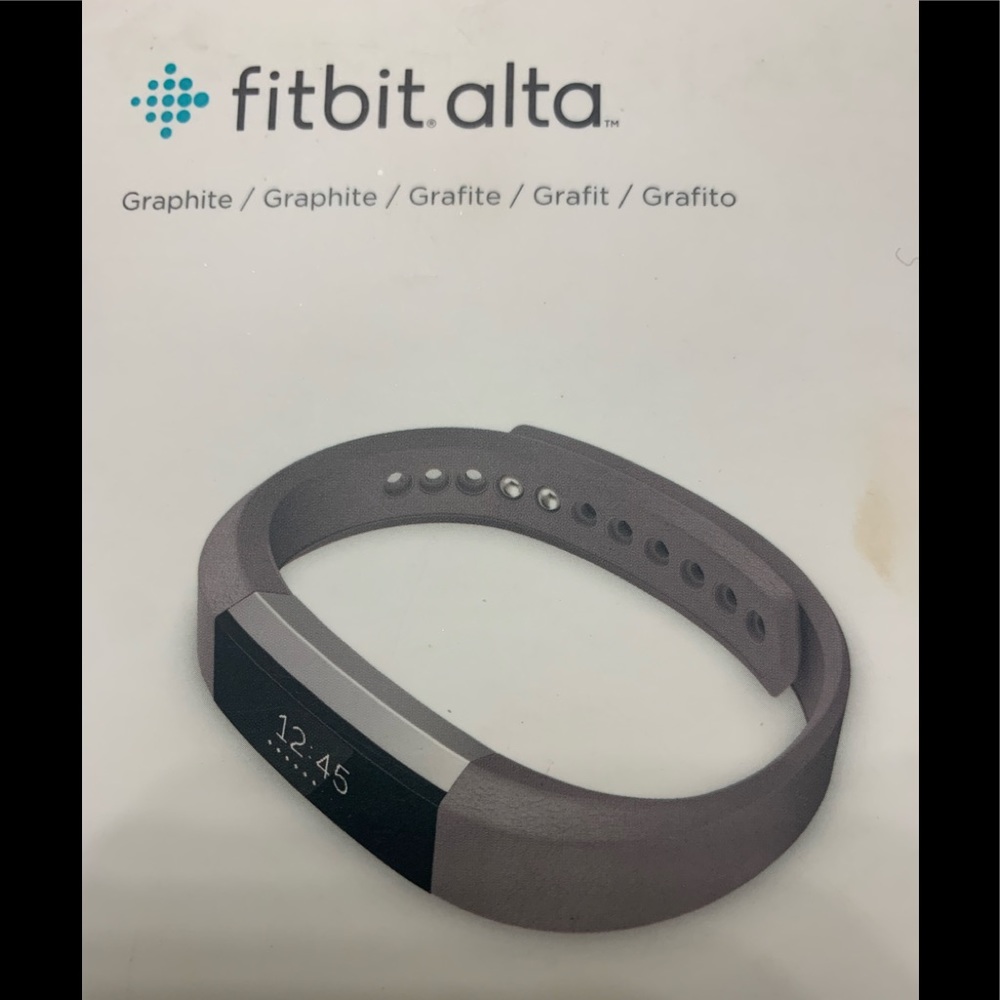 FITBIT ALTA LEATHER ACCESSORY BAND L/G NIB